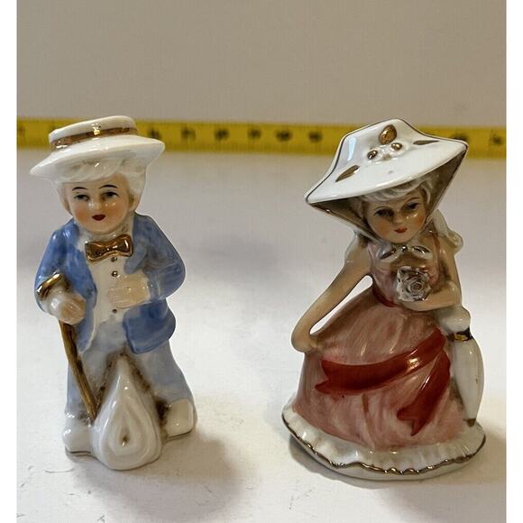 Victorian Couple Figurines Set of 2 COTC Southern Renaissance Boy And Girl - Picture 1 of 13